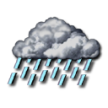 Rain, Overcast